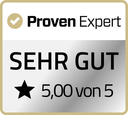Bild des Proven Expert Badges von Webstra