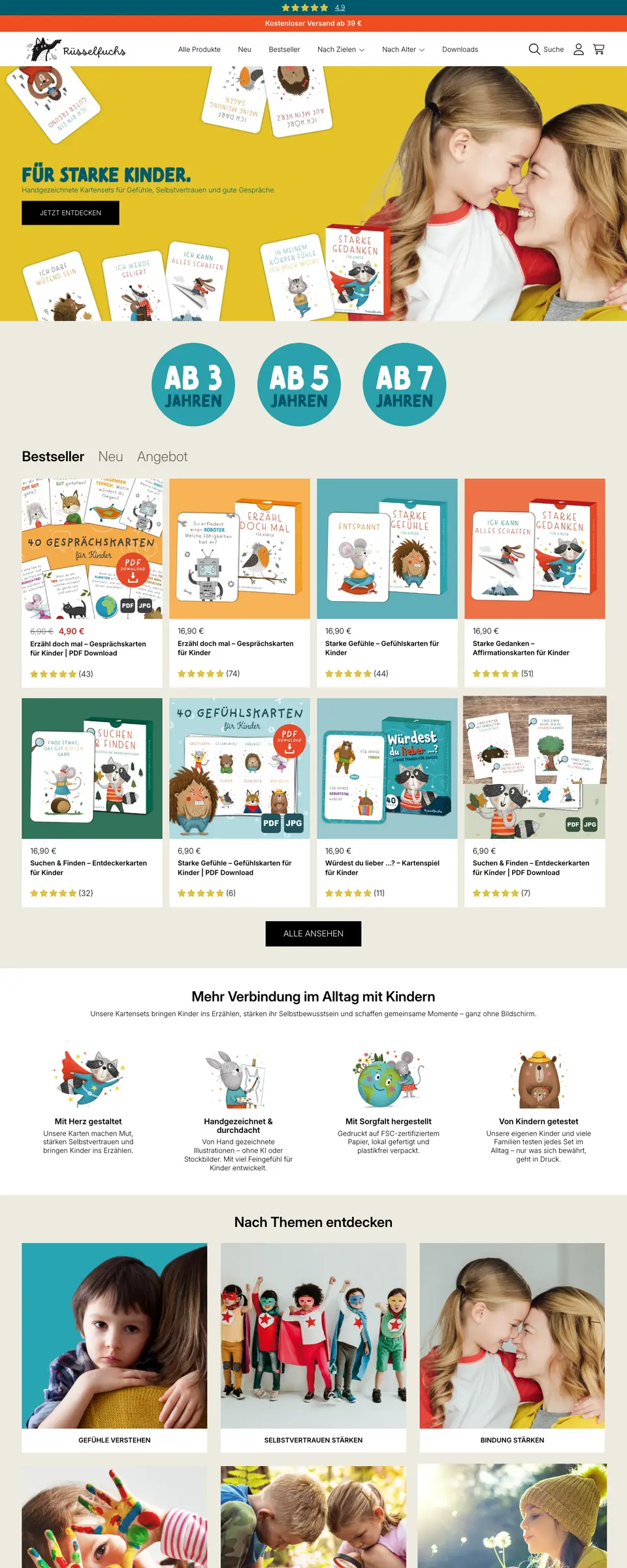 Website Rüsselfuchs
