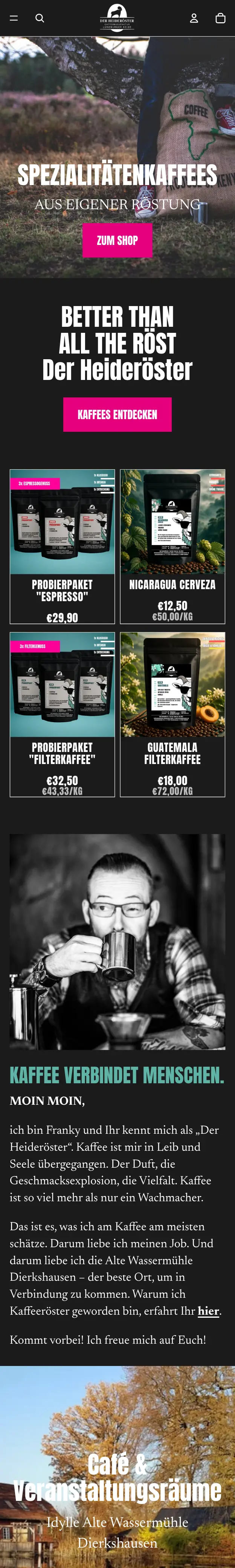Mobile Ansicht Der Heideröster