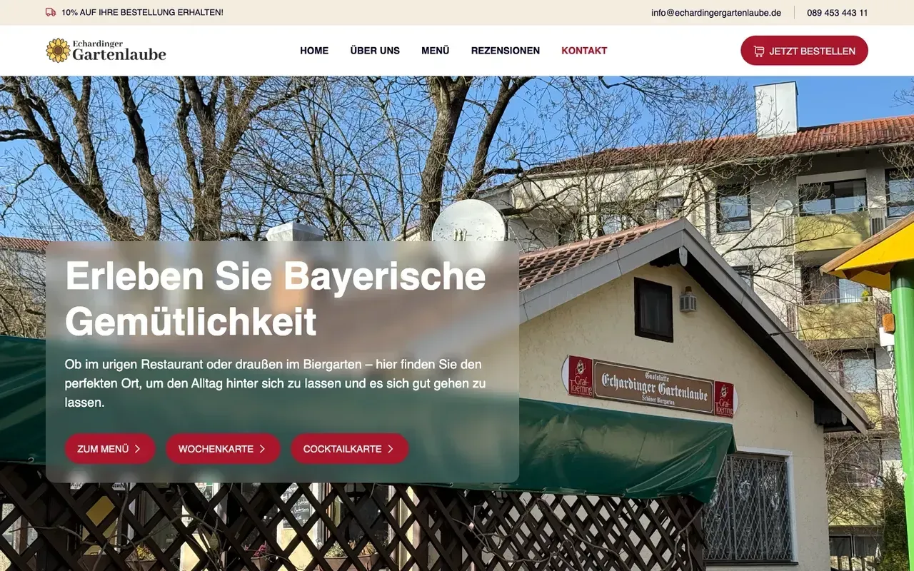 Website Echardinger Gartenlaube