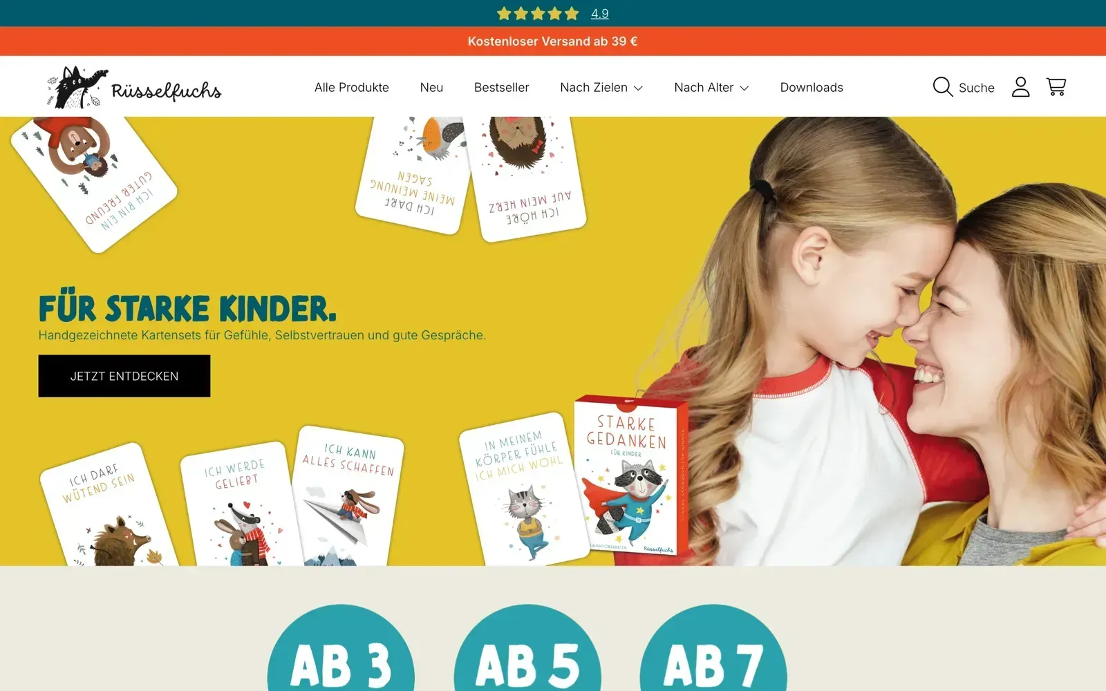 Website Rüsselfuchs