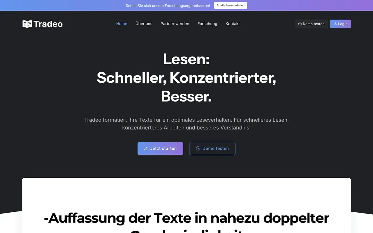 Website Tradeo Tech