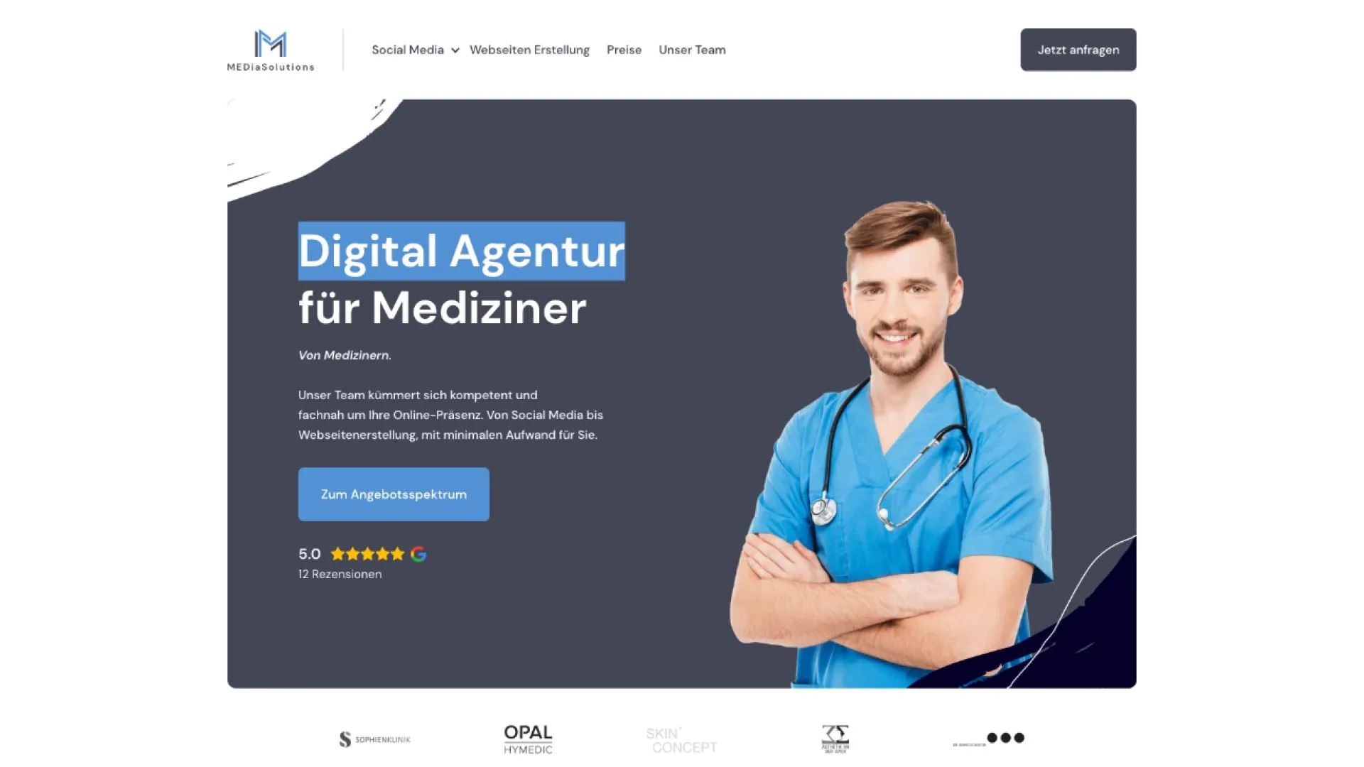 Digital Agentur für Mediziner